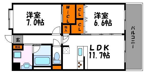 ヘスティア大濠 間取り