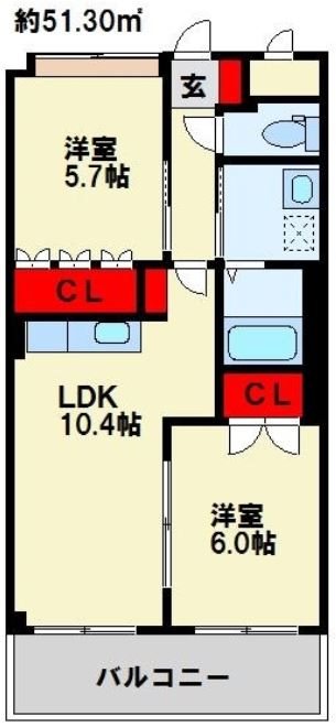 NeoHeimおばさ（ネオハイムオバサ） 間取り
