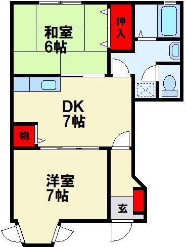 エムボヌール A棟 間取り