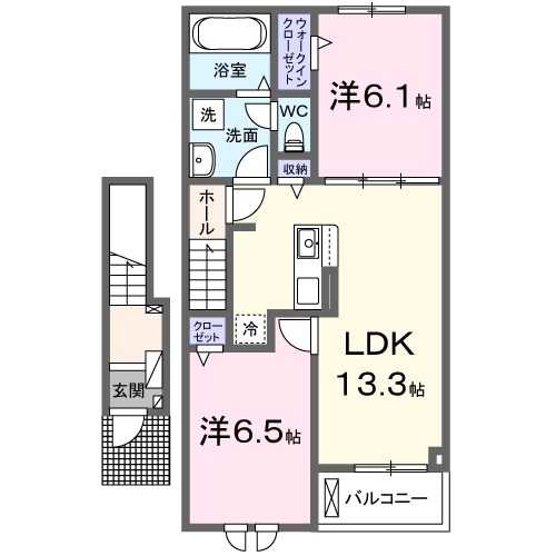クレア―ジュウミⅠ 間取り