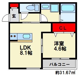 カーサラドリ博多南 間取り※準備中