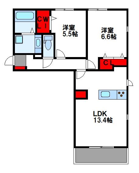 グランエスコート 間取り