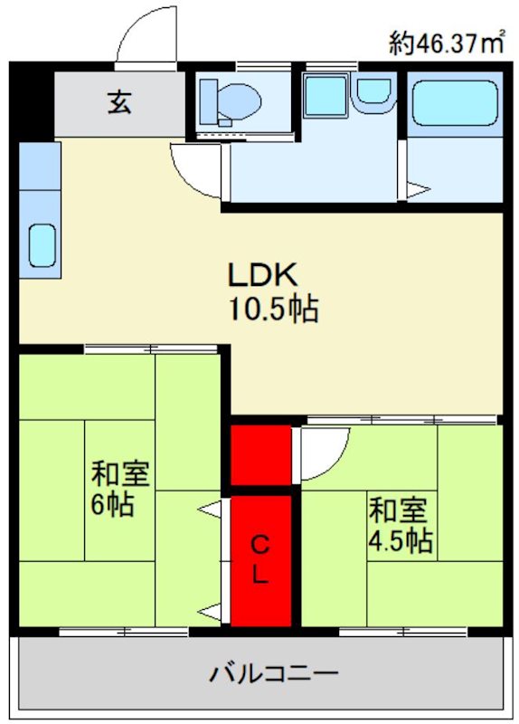グリーンコーポ 間取り