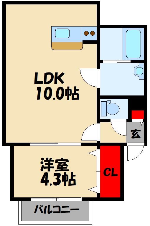リテラ飯塚駅前 間取り