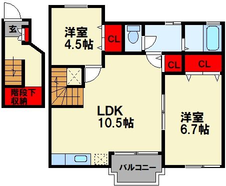 ヴェルドミール Ⅱ 間取り