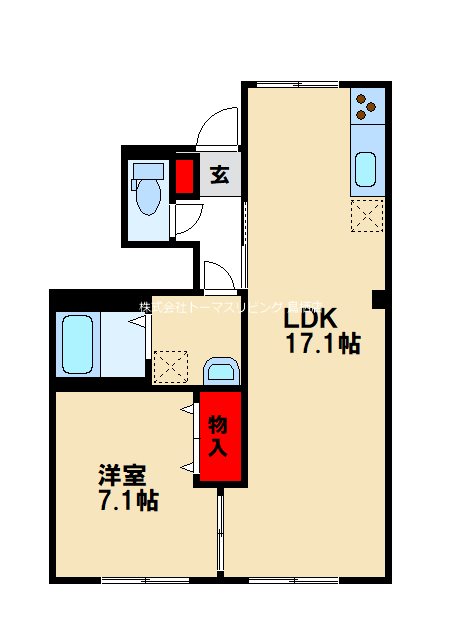 華秀ハイツ2 間取り