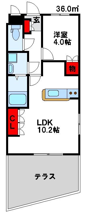 エバープレイスひかり  間取り