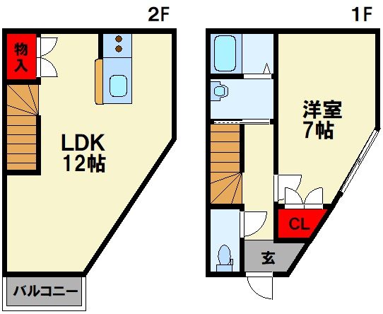 コモドハイム壱番館 間取り