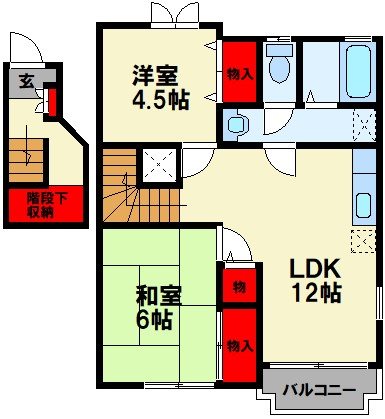 桜ハイム弐番館 間取り