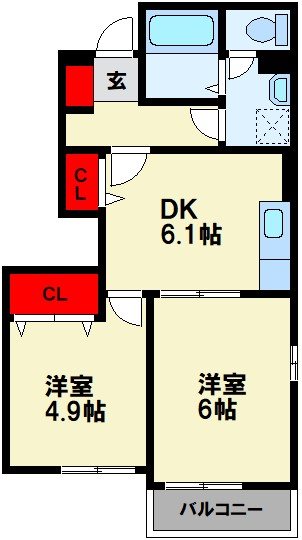 クレインフィールド Ⅰ 初期費用分割可(クレジットカード利用可能)