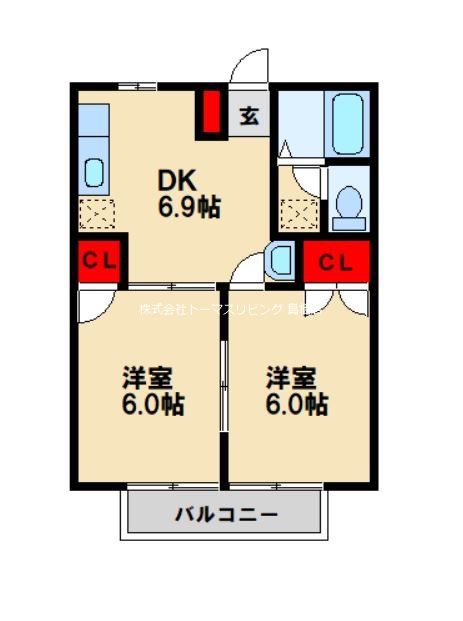 カーム権藤 間取り