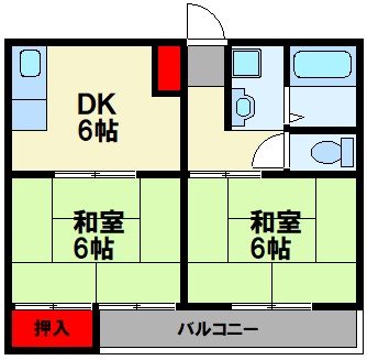 二葉コーポ 間取り