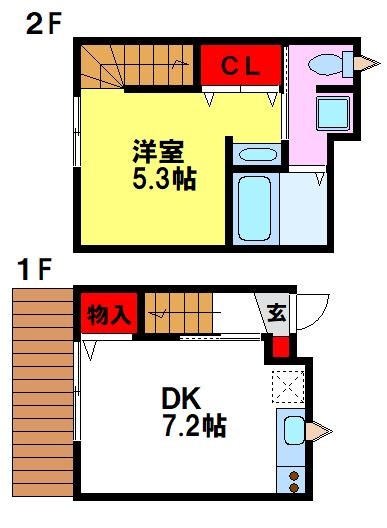 メゾングレイス真木町 間取り図