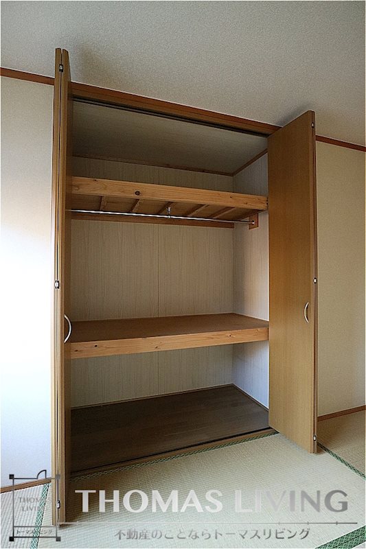 アントレ桂川 F棟 大容量のクローゼットで荷物の多い方も安心です。