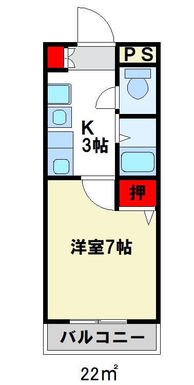 gru（グルゥ） 間取り図。