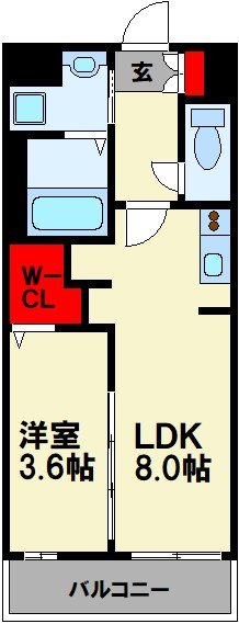 アヴェニール横田 間取り