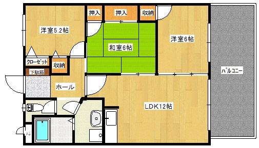 クローバービル壱番館 間取り