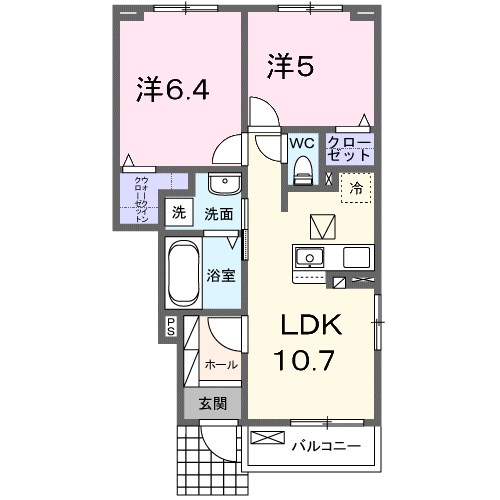 ウェルシュガーデンⅠ 間取り