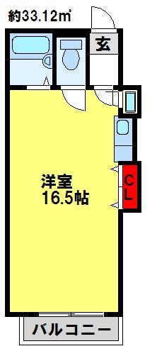 ウィンザー今泉 広々16.5帖