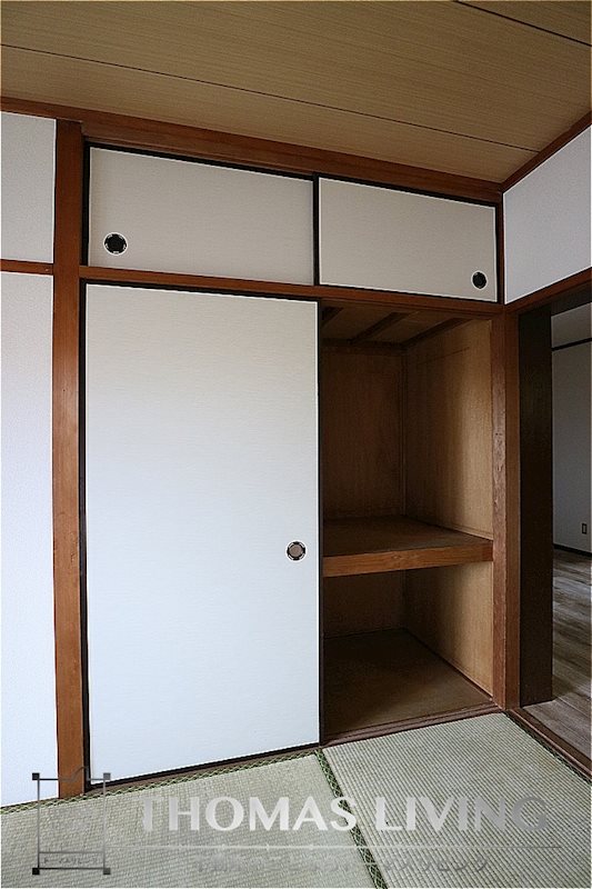 ヴィレッジ飯塚 大容量の収納スペース。荷物の多い方もご安心下さい。