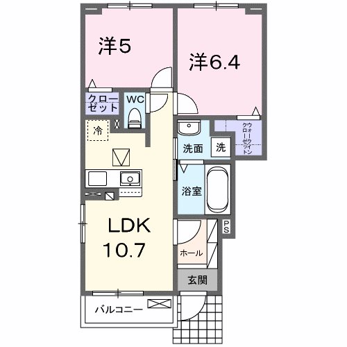 ウェルシュガーデンⅠ 間取り