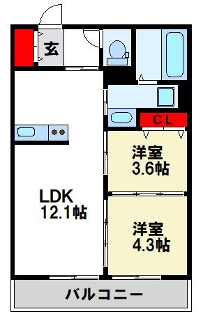 THE NOBLES 筑紫 間取り