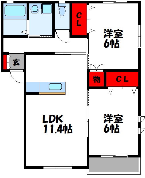 セントラルハイツ 間取り