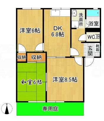 ジャルダンソレール南 間取り
