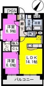 イーストパル博多Ⅱ 間取り
