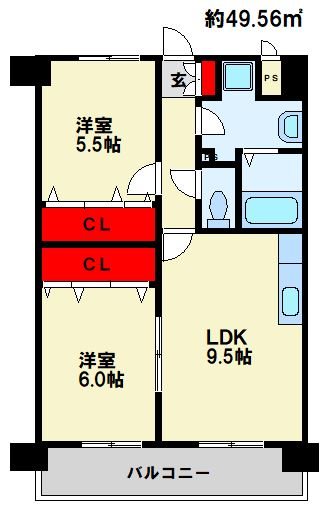 プロスパ10 間取り　※現状優先