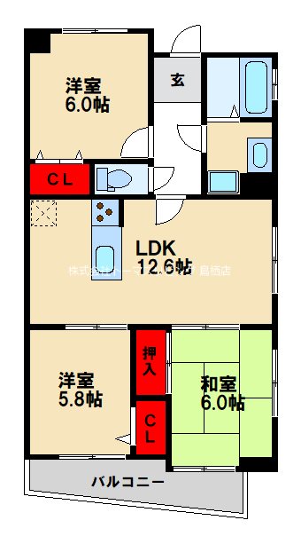 ロワールマンション鳥栖 鳥栖・福岡のお部屋探しはトーマスリビング鳥栖店へ