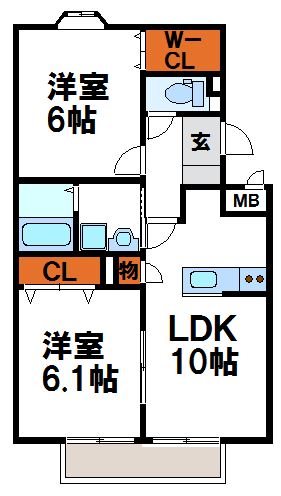 ハイルーラル3　C棟 福津市でお部屋を探される際は、トーマスリビングへお気軽にご相談ください。