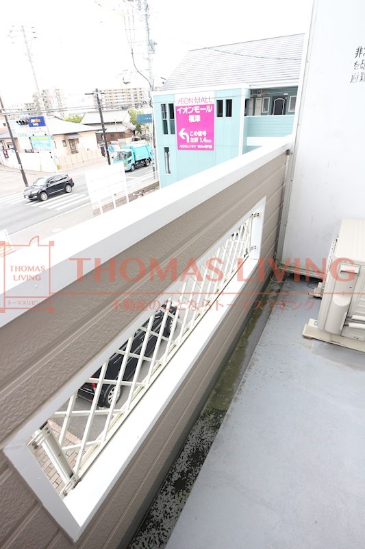 ウイング福間駅前Ⅱ バルコニー南向きで日当り良好