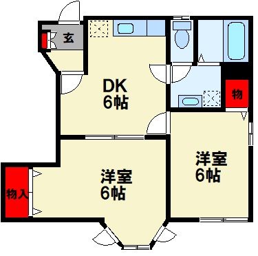 ヴェルドミール Ⅱ 間取り