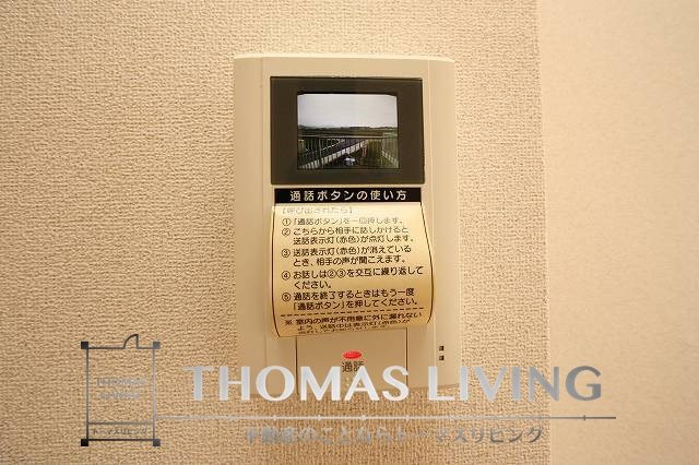 不二コーポ モニターインターフォンでセキュリティ面も安心ですね。
