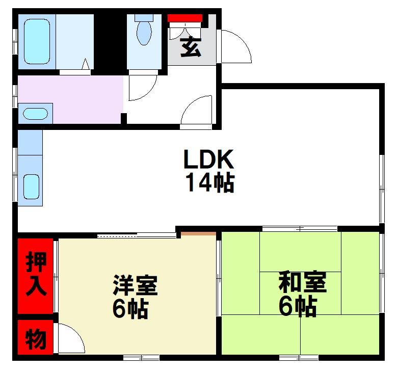 グリーンコートI 間取り