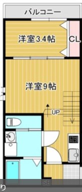 Calm朝倉街道 間取り