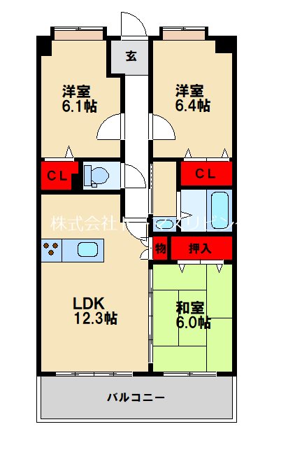 R-BLDG03 間取り