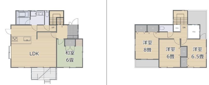 自由ヶ丘6丁目貸家 間取り