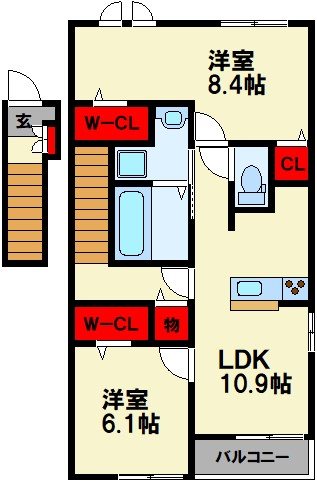 ニューライズ秋松 間取り