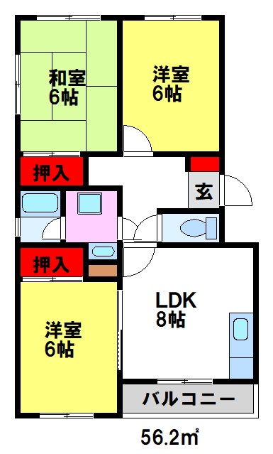 アミティエ二日市 お部屋探しならトーマスリビングへ