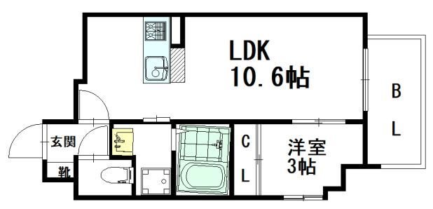 WISTERIA香椎SUZU 間取り