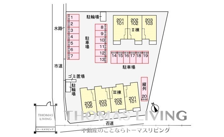 アヴェンタドールⅢ 駐車場