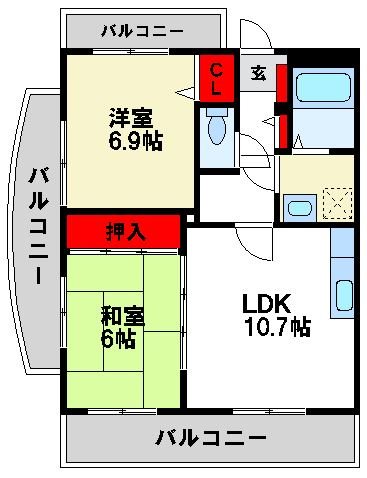レジデンス俗明院  間取図