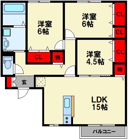 ヒルトップ蛍ヶ丘 間取り