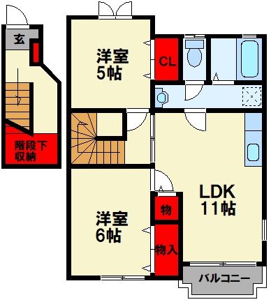 シャルマン横田 A棟 間取り