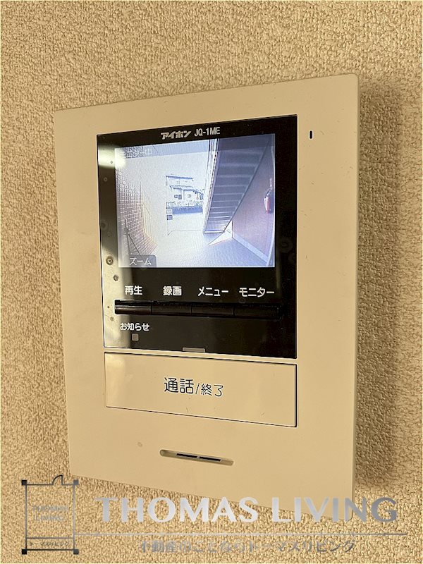 レジデンスINN（レジデンスイン）B棟 モニターインターフォン付きでセキュリティ面も安心ですね。