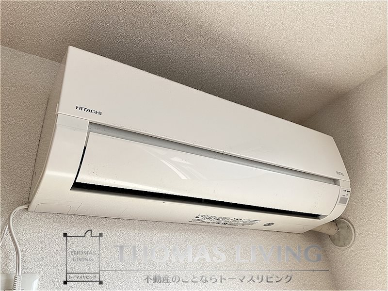 レジデンスINN（レジデンスイン）B棟 冷暖房機能付きエアコン御座いますよ。