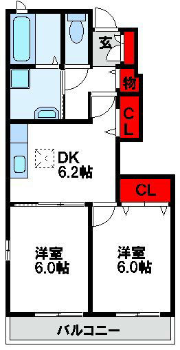 ヴィクトリーＮⅡ  間取り