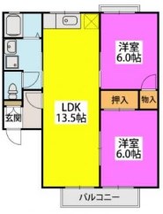 セジュール国分 間取り